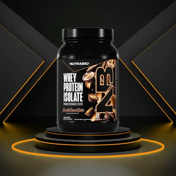 NutraBio Whey Protein Isolate 2lb